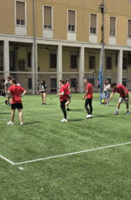 Studenti delle Scuole Rogazionisti durante un'attività della comunità scolastica